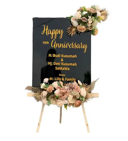 Papan Bunga Akrilik Setren